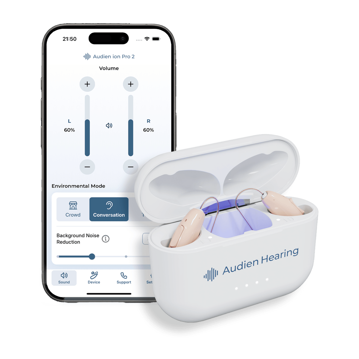Audien ION Pro 2 OTC Hearing Aids - Trade In